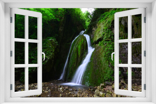 Fototapeta Naklejka Na Ścianę Okno 3D - Aktas Waterfall - Duzce - TURKEY