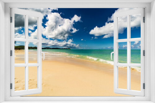 Fototapeta Naklejka Na Ścianę Okno 3D - Caribbean beach - Antigua Island