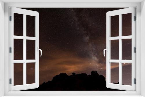 Fototapeta Naklejka Na Ścianę Okno 3D - Sternenhimmel über Teneriffa, Teide Nationalpark