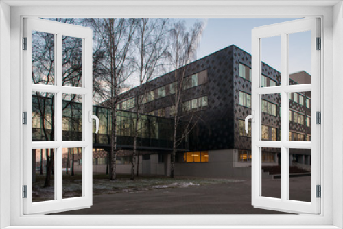 Fototapeta Naklejka Na Ścianę Okno 3D - Design center of Riga Technical University.