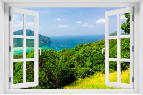 Fototapeta Naklejka Na Ścianę Okno 3D - Exotic Backdrop Heaven Seascape