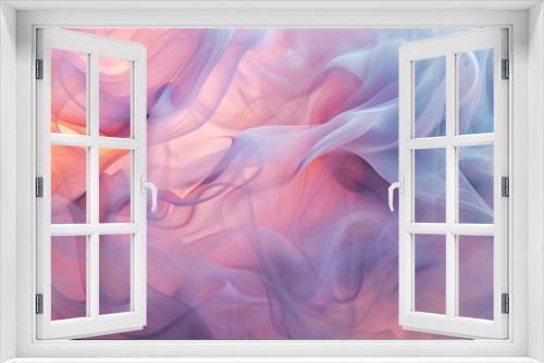  smoke gently curling and unfurling against a background of soft pastel hues, Generative AI 