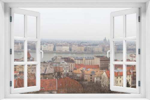 Fototapeta Naklejka Na Ścianę Okno 3D - Panorama of Budapest 6