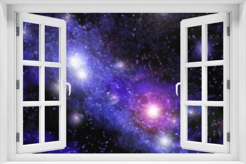 Fototapeta Naklejka Na Ścianę Okno 3D - Nebula Digital Painting