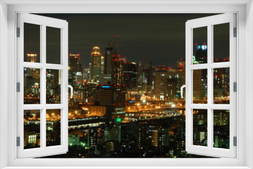 Fototapeta Naklejka Na Ścianę Okno 3D - Osaka