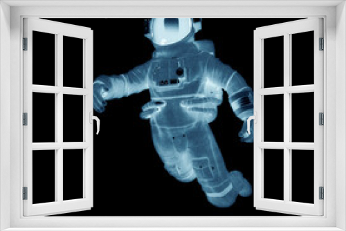 Fototapeta Naklejka Na Ścianę Okno 3D - astronaut in drift pose