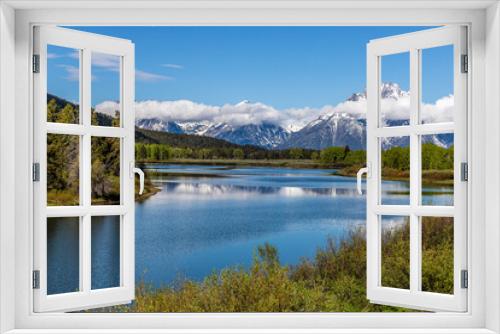 Fototapeta Naklejka Na Ścianę Okno 3D - Grand Teton National Park Jackson Lake 