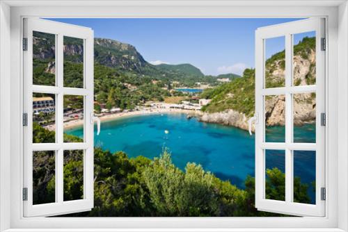Fototapeta Naklejka Na Ścianę Okno 3D - Paleokastritsa bay on Corfu, Greece