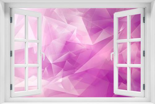 Shimmering Lilac Geometric Abstract Polygon Background with Vibrant Gradient and Faceted Texture