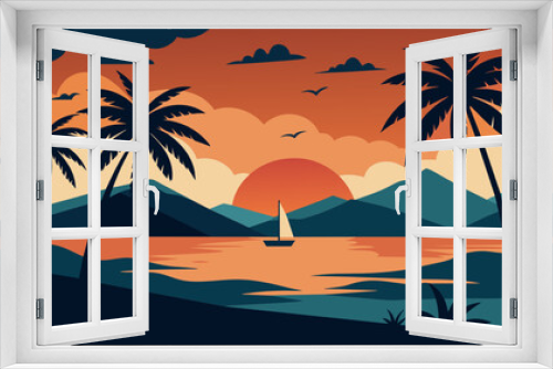 Fototapeta Naklejka Na Ścianę Okno 3D - Exquisite Hawaiian Seamless Pattern Background for Vibrant Design