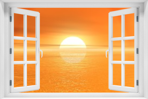 Fototapeta Naklejka Na Ścianę Okno 3D - awesome sunset