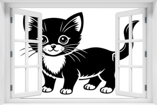 Fototapeta Naklejka Na Ścianę Okno 3D - Cute Kitties Galore Adorable Feline Fun for Every Cat Lover vector Illustration