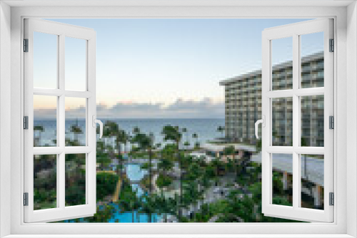 Fototapeta Naklejka Na Ścianę Okno 3D - Beautiful scenic view from the Westin Maui Resort & Spa, Ka'anapali