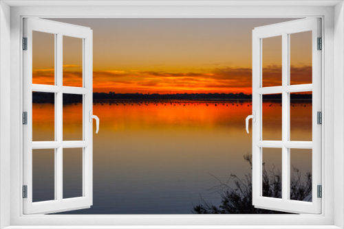 Fototapeta Naklejka Na Ścianę Okno 3D - tramonto sul mare