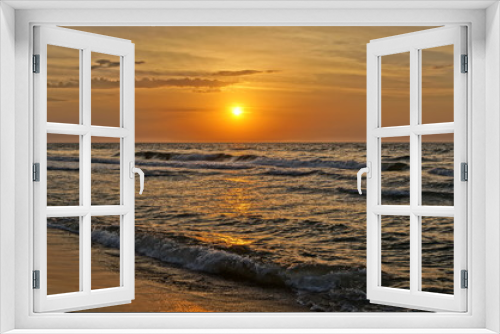 Fototapeta Naklejka Na Ścianę Okno 3D - Baltic sunset