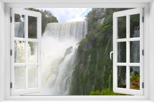 Fototapeta Naklejka Na Ścianę Okno 3D - イグアスの滝周辺　アルゼンチン　ブラジル