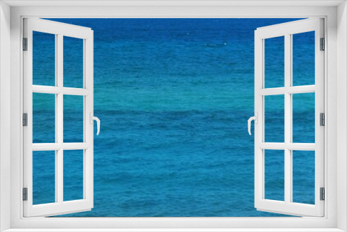 Fototapeta Naklejka Na Ścianę Okno 3D - close up of blue sea water surface natural background 