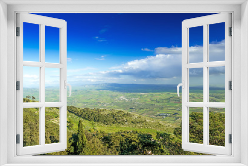 Fototapeta Naklejka Na Ścianę Okno 3D - Panoramic view on the valleys of Italy