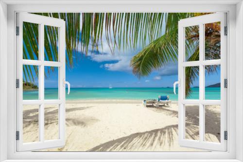 Fototapeta Naklejka Na Ścianę Okno 3D - Tropical white sand beach