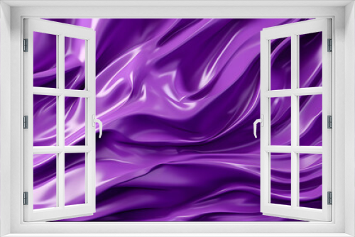 Purple liquid metal plastic flow abstract graphic poster web page PPT background