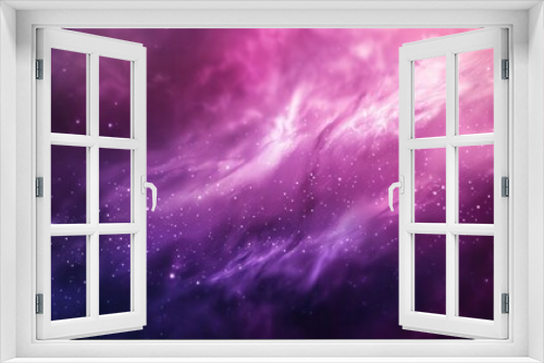 An empty cosmic background featuring a blurred dark violet sky