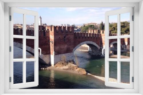 Fototapeta Naklejka Na Ścianę Okno 3D - ponte