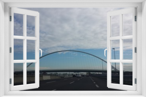 Fototapeta Naklejka Na Ścianę Okno 3D - Ponte autostadale