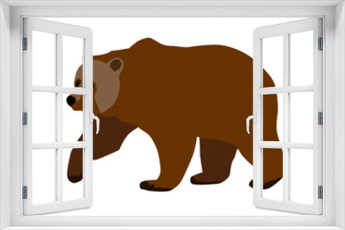Fototapeta Naklejka Na Ścianę Okno 3D - brown bear