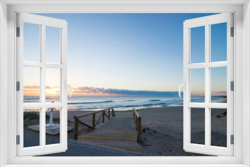 Fototapeta Naklejka Na Ścianę Okno 3D - Guardamar beach