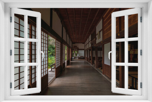 Fototapeta Naklejka Na Ścianę Okno 3D - 静岡 龍潭寺 本堂の廊下