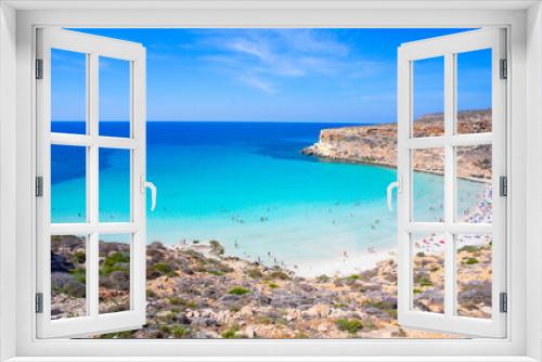 Fototapeta Naklejka Na Ścianę Okno 3D - sea of Lampedusa