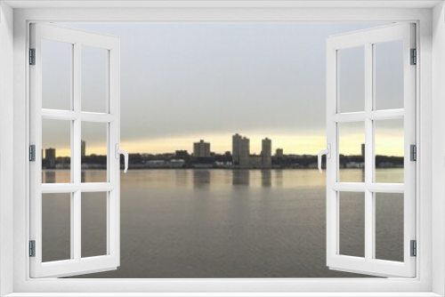 Fototapeta Naklejka Na Ścianę Okno 3D - Hudson river