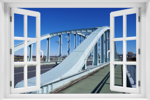 Fototapeta Naklejka Na Ścianę Okno 3D - 水戸街道の橋