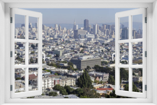 Fototapeta Naklejka Na Ścianę Okno 3D - San Francisco - Skyline