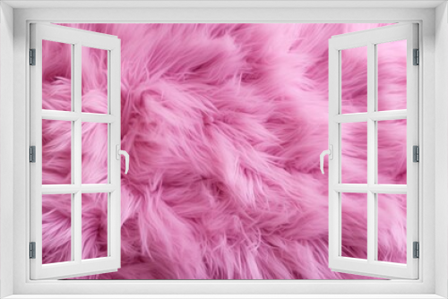 A pink fur texture with a fuzzy appearance