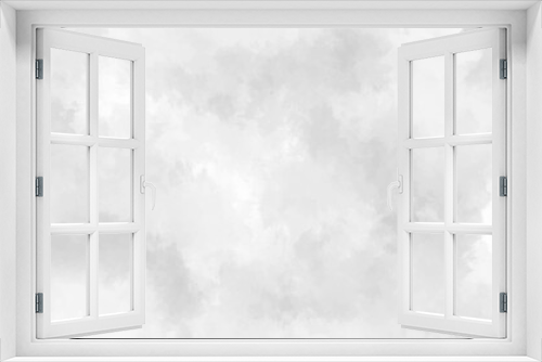 Fototapeta Naklejka Na Ścianę Okno 3D - Abstract smoky watercolor background. Gray smoky design. Gray clouds on white background.
