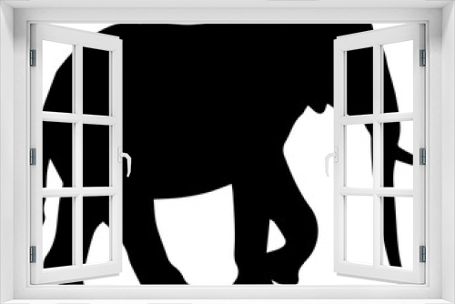 Fototapeta Naklejka Na Ścianę Okno 3D - Elephant Illustration