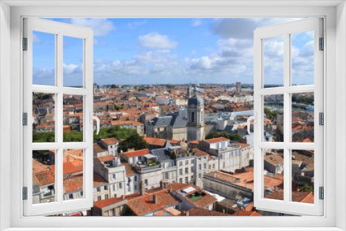 Fototapeta Naklejka Na Ścianę Okno 3D - La Rochelle vue d'en haut