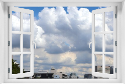 Fototapeta Naklejka Na Ścianę Okno 3D - 空と雲