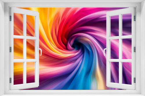 A mesmerizing swirl of vibrant colors blending together in a harmonious dance.