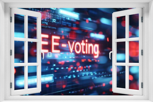 Futuristic Digital EE-Voting Concept with Cybersecurity Elements