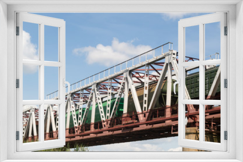 Fototapeta Naklejka Na Ścianę Okno 3D - railway bridge