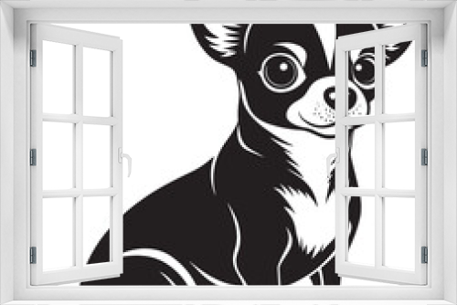 Fototapeta Naklejka Na Ścianę Okno 3D - Chihuahua dog - vector illustration isolated white background
