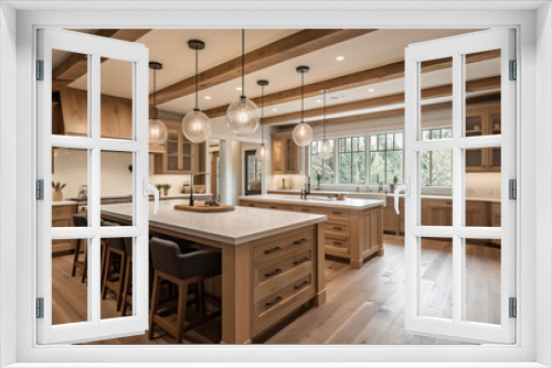 Traditional kitchen in beautiful new luxury home