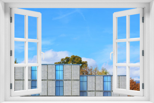 Fototapeta Naklejka Na Ścianę Okno 3D - Gebäude - 3d Render