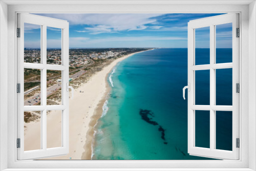 Fototapeta Naklejka Na Ścianę Okno 3D - Look south along the Perth coastline at Trigg Beach