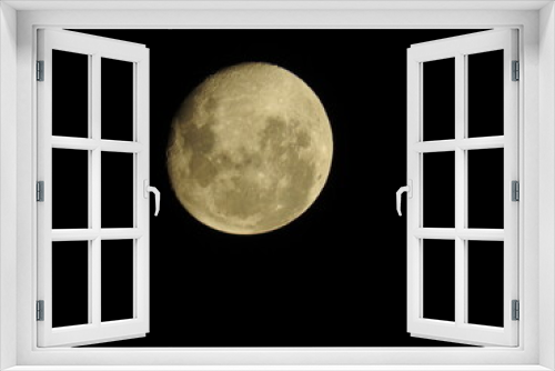 Fototapeta Naklejka Na Ścianę Okno 3D - Luna en el espacio