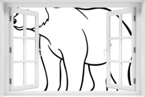 Fototapeta Naklejka Na Ścianę Okno 3D - polar bear vector illustration