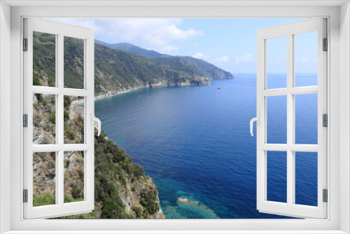 Fototapeta Naklejka Na Ścianę Okno 3D - Coastline of Cinque Terre, Italy
