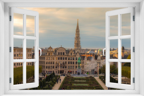 Fototapeta Naklejka Na Ścianę Okno 3D - View of Brussels , Belgium